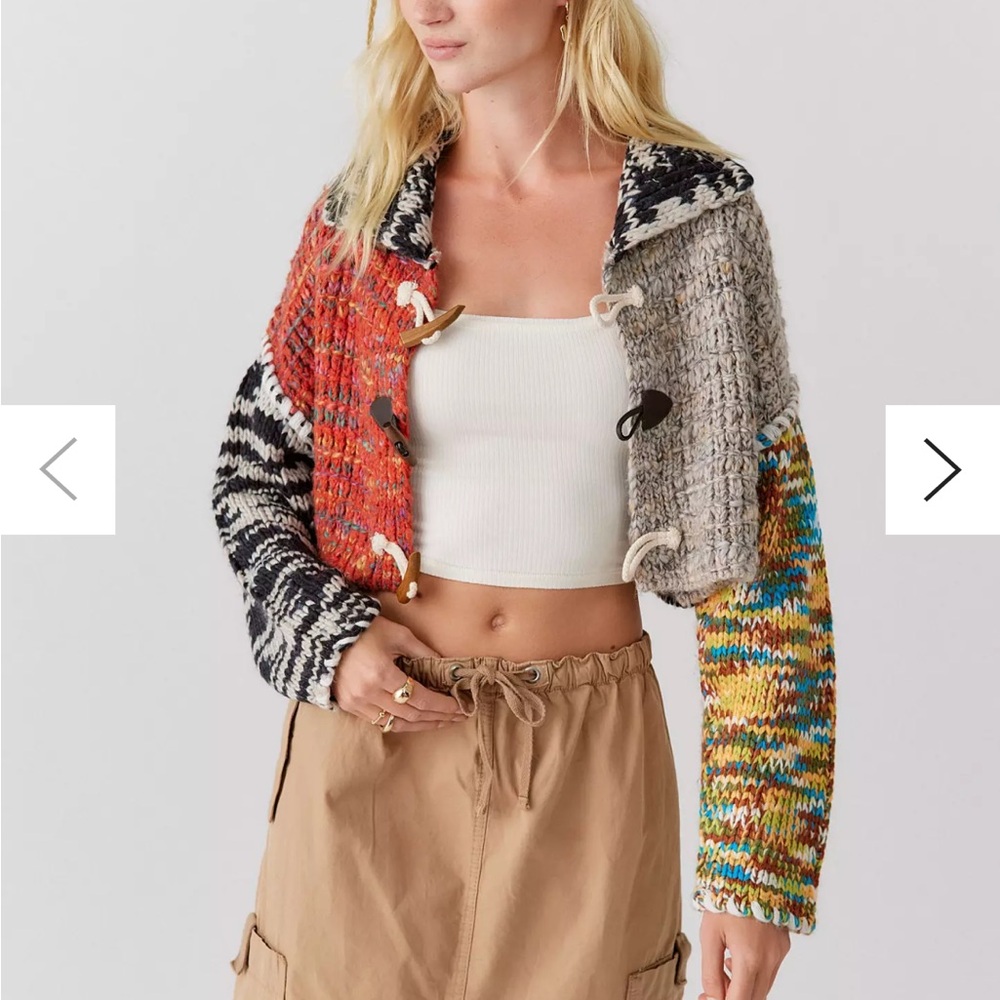 Urban Outfitters Multicolor Knit Cardigan
